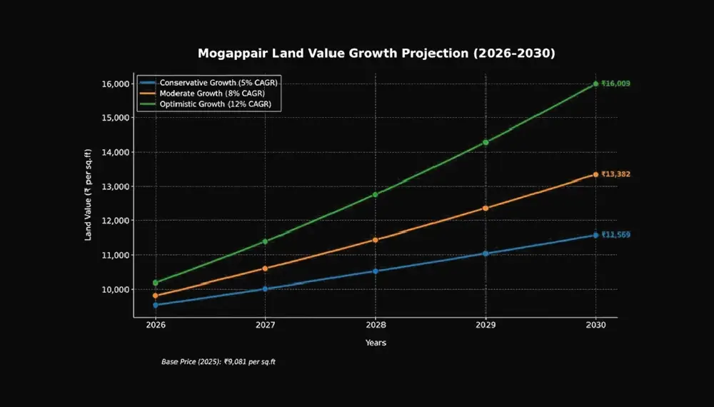 Mogappair real estate price trends and apartment demand