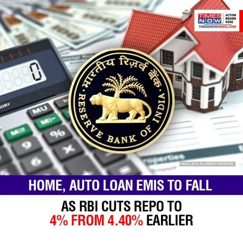 Home, auto loan EMIs to fall as RBI cuts repo to 4% from 4.40% earlier